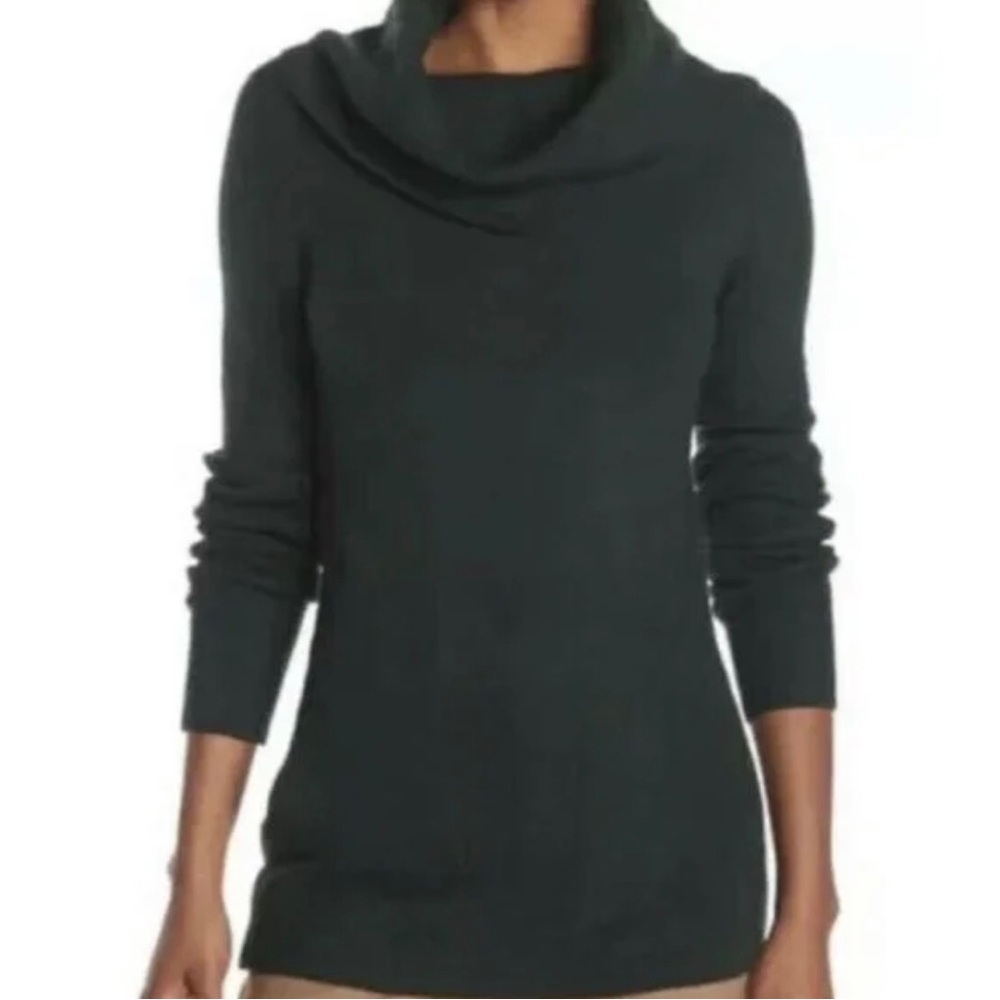 French Connection Dark Green Cowl Neck Sweater size Small